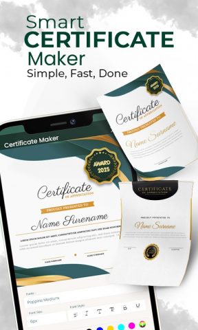 Smart Certificate Maker App для Android — скриншот 2