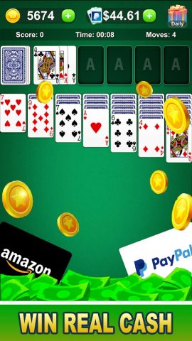Solitaire Real Money: Win Cash для Android — скриншот 1
