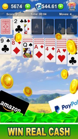 Solitaire Real Money: Win Cash для Android — скриншот 2