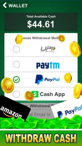 Solitaire Real Money: Win Cash для Android — скриншот 4