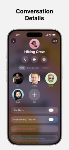 Сообщения для iOS — скриншот 3