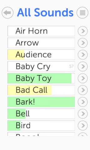 Sound Effects для Android — скриншот 1