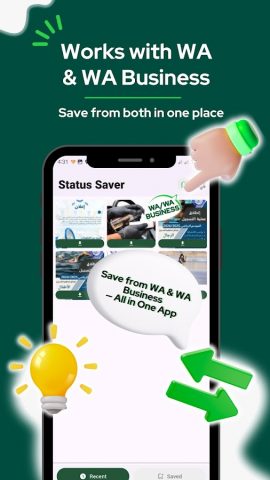 Status Saver: Download & Share для Android — скриншот 2