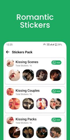 Стикеры любви — WAStickers для Android — скриншот 2