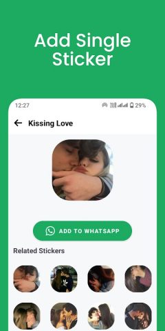 Стикеры любви — WAStickers для Android — скриншот 4