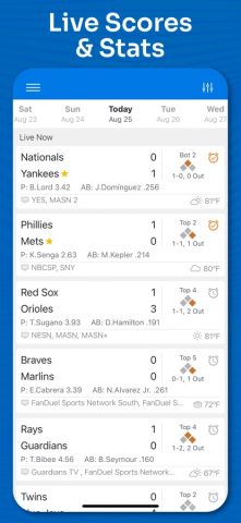 Superfan Sports: MLB Baseball для iOS — скриншот 2