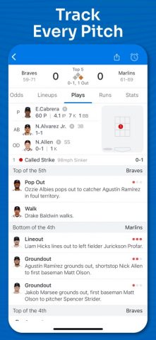 Superfan Sports: MLB Baseball для iOS — скриншот 3