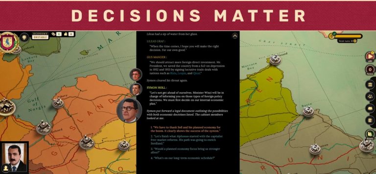 Suzerain для iOS — скриншот 2