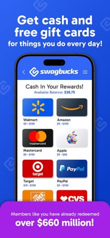 Swagbucks Play Games + Surveys для Android — скриншот 1