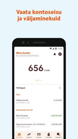 Swedbank Eestis для Android — скриншот 2