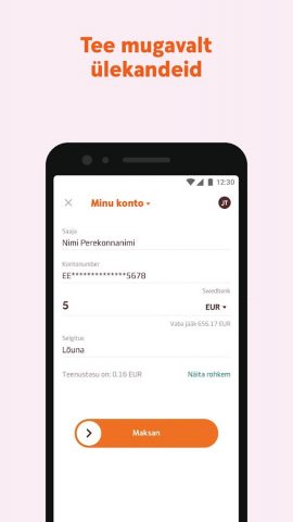 Swedbank Eestis для Android — скриншот 3