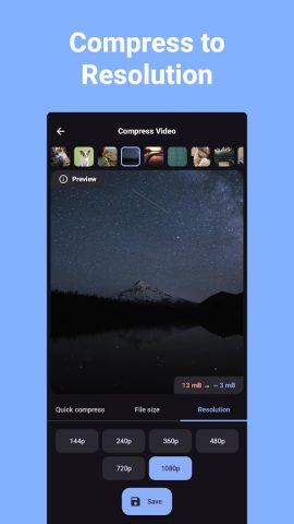 Сжатие Видео для Android — скриншот 3