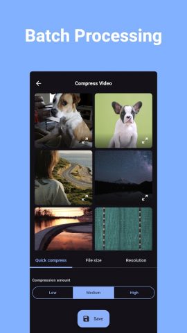 Сжатие Видео для Android — скриншот 4