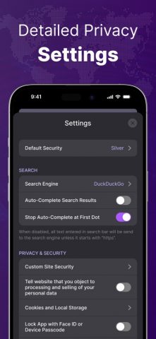 TOR Browser ~ Onion Browser для iOS — скриншот 5