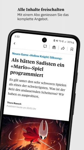 Tages-Anzeiger — News для Android — скриншот 2