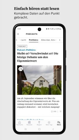 Tages-Anzeiger — News для Android — скриншот 4