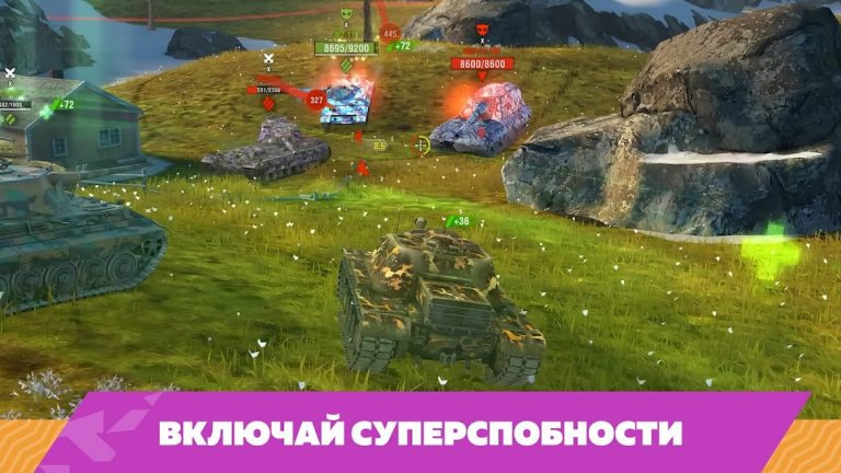 Tanks Blitz PVP битвы для Android — скриншот 4