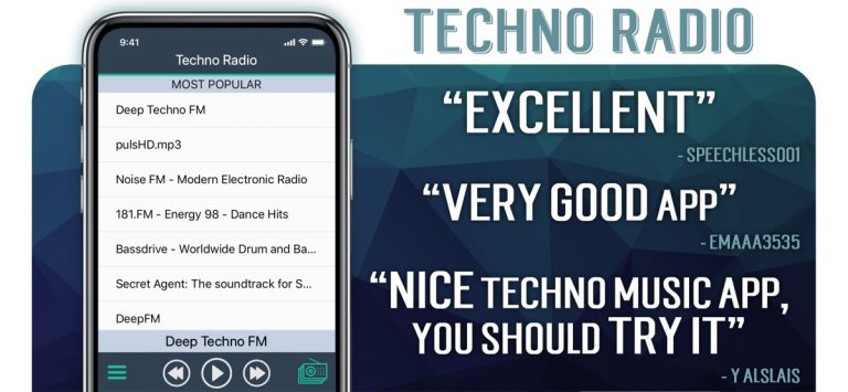 Техно радио для iOS — скриншот 2