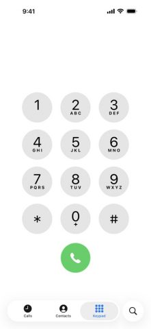 Телефон для iOS — скриншот 2