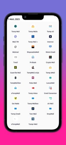Temporary Disposable Mail 2025 для Android — скриншот 2