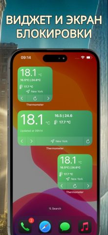 Thermo — Живой термометр для iOS — скриншот 2