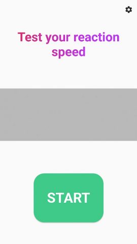Тест на реакцию для Android — скриншот 1