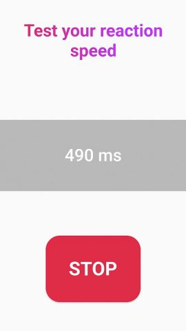 Тест на реакцию для Android — скриншот 3