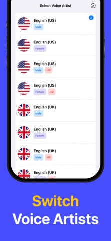 Text to Speech AI — Voice Over — скриншот 3