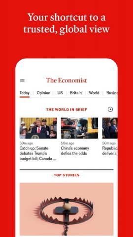 The Economist — News, Podcasts для Android — скриншот 2