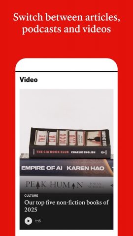 The Economist — News, Podcasts для Android — скриншот 3