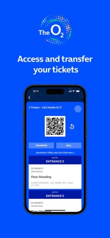 The O2 Venue App для iOS — скриншот 1