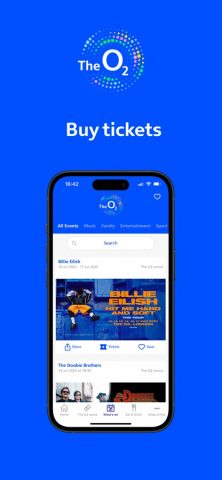 The O2 Venue App для iOS — скриншот 5