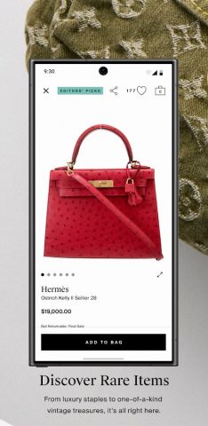 The RealReal — Buy+Sell Luxury для Android — скриншот 3