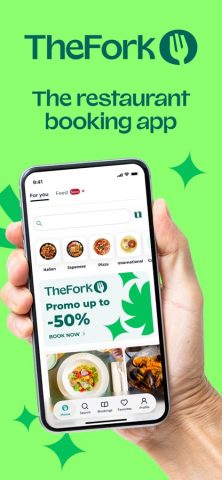 TheFork — Restaurant bookings для iOS — скриншот 1