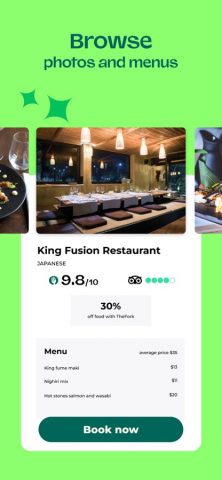 TheFork — Restaurant bookings для iOS — скриншот 4