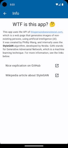This Person Does Not Exist для Android — скриншот 2