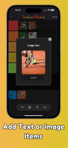 Tier List Maker — Tier Ranking для iOS — скриншот 4