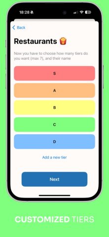 Tier List & Ranking Maker для iOS — скриншот 2