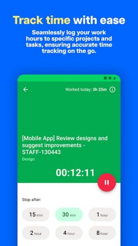 Time Doctor 2 для Android — скриншот 2