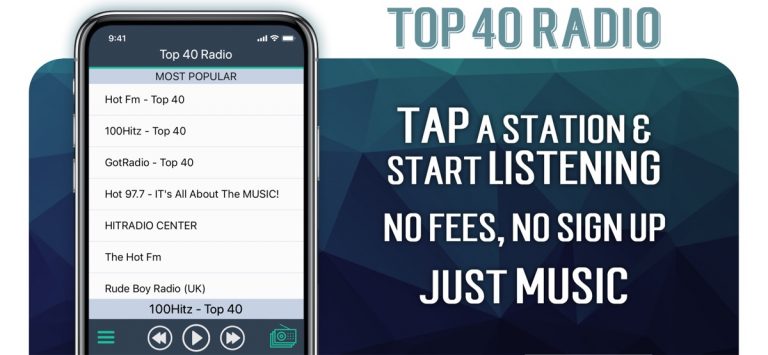 Топ 40 радио для iOS — скриншот 2