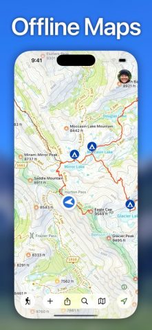 Topo Maps+ для iOS — скриншот 1