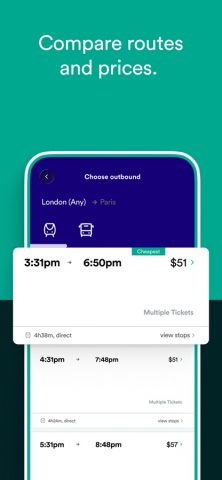 Trainline: Cheap Train Tickets для iOS — скриншот 3