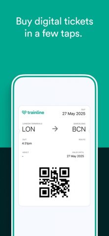 Trainline: Cheap Train Tickets для iOS — скриншот 5