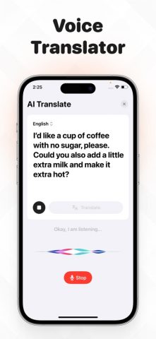 Translate AI — Переводчик для iOS — скриншот 4