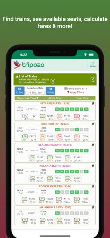 Tripozo: Train Flight & Travel для Android — скриншот 3