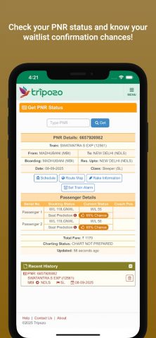 Tripozo: Train Flight & Travel для Android — скриншот 4