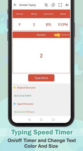 Typing speed Test Learn typing для Android — скриншот 3