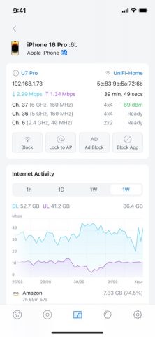UniFi для iOS — скриншот 2