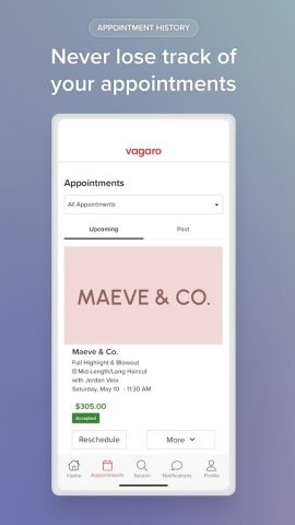 Vagaro для Android — скриншот 5