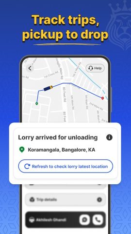 Vahak: LCV Truck Booking для Android — скриншот 3
